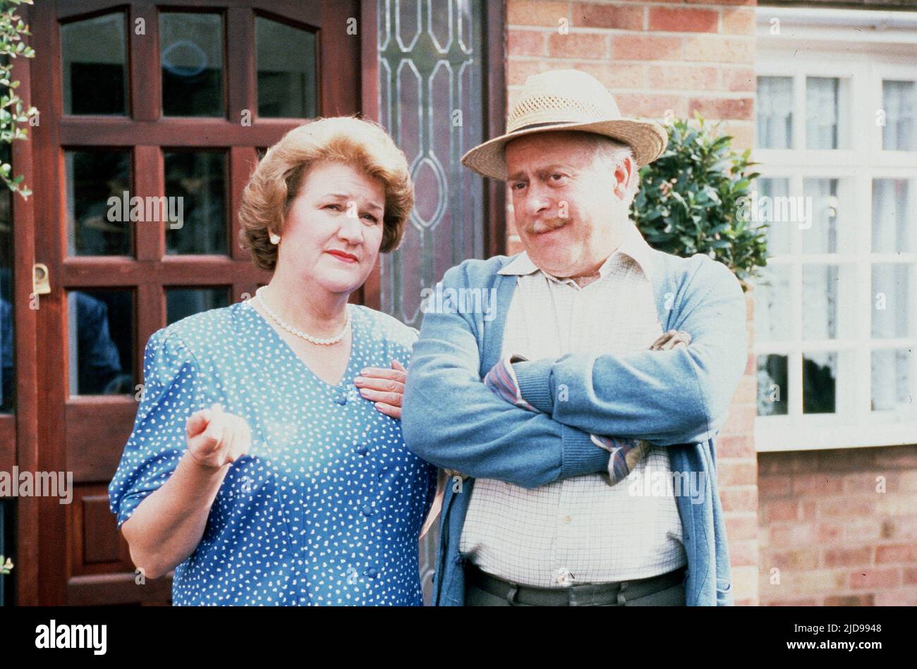 ROUTLEDGE,SWIFT, KEEPING UP APPEARANCES, 1990, Stock Photo