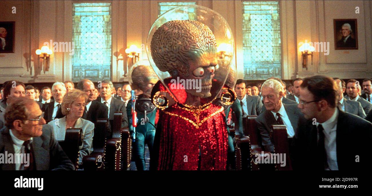 ALIEN SCENE, MARS ATTACKS!, 1996 Stock Photo Alamy