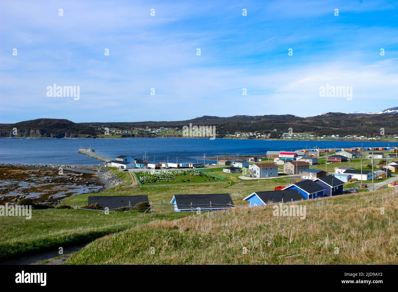 some views from rocky harbour newfoundland, a series of photos Stock