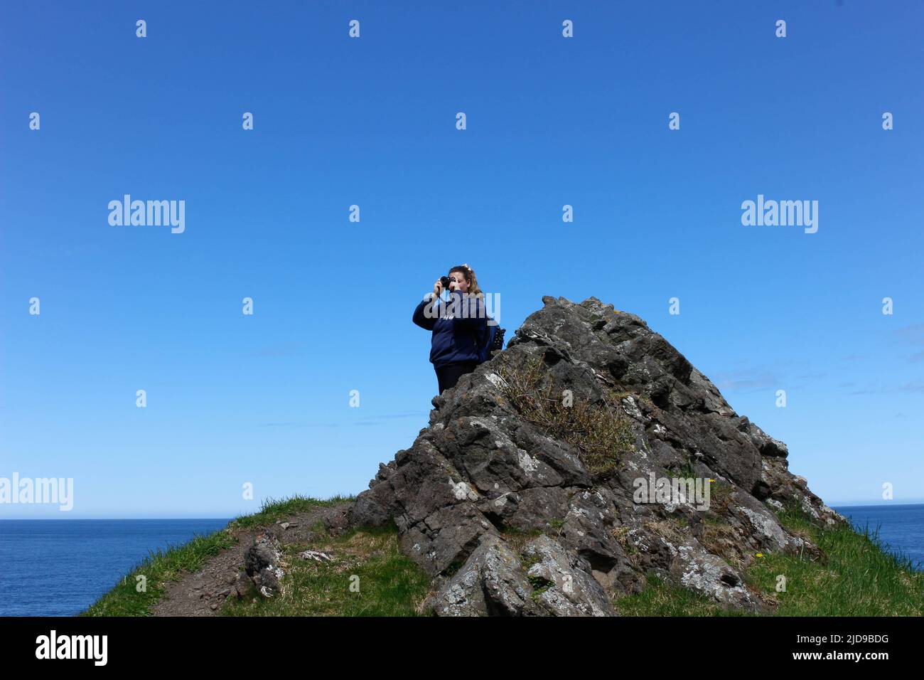 gros morne newfoundland scenic hike Stock Photo Alamy