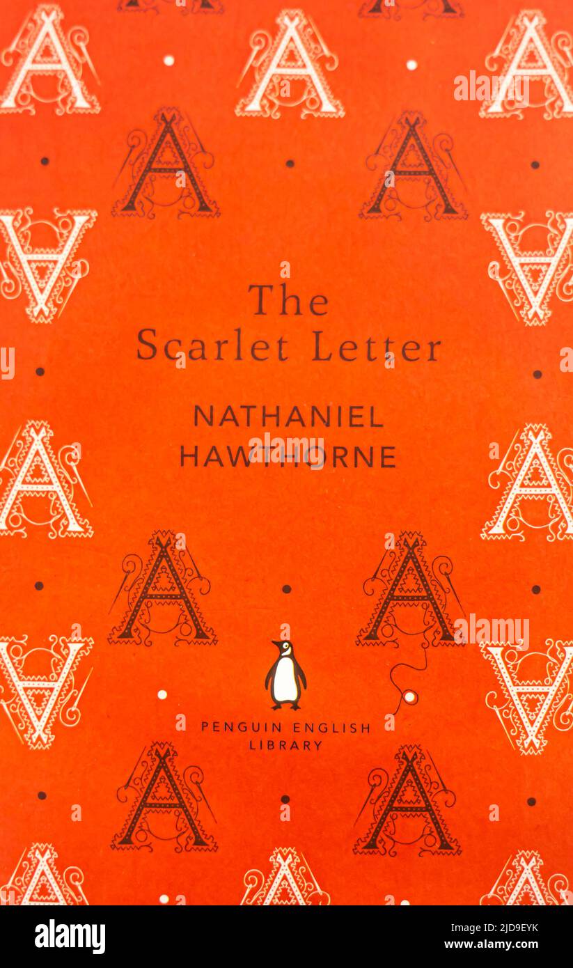 The Scarlet Letter Novel by Nathaniel Hawthorne 1850 Stock Photo Alamy