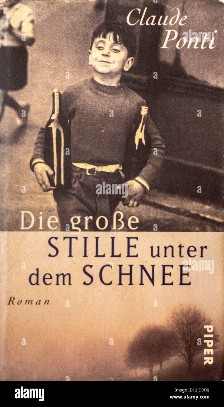 Claude Ponti - Die große Stille unter dem Schnee - edition in German Stock Photo