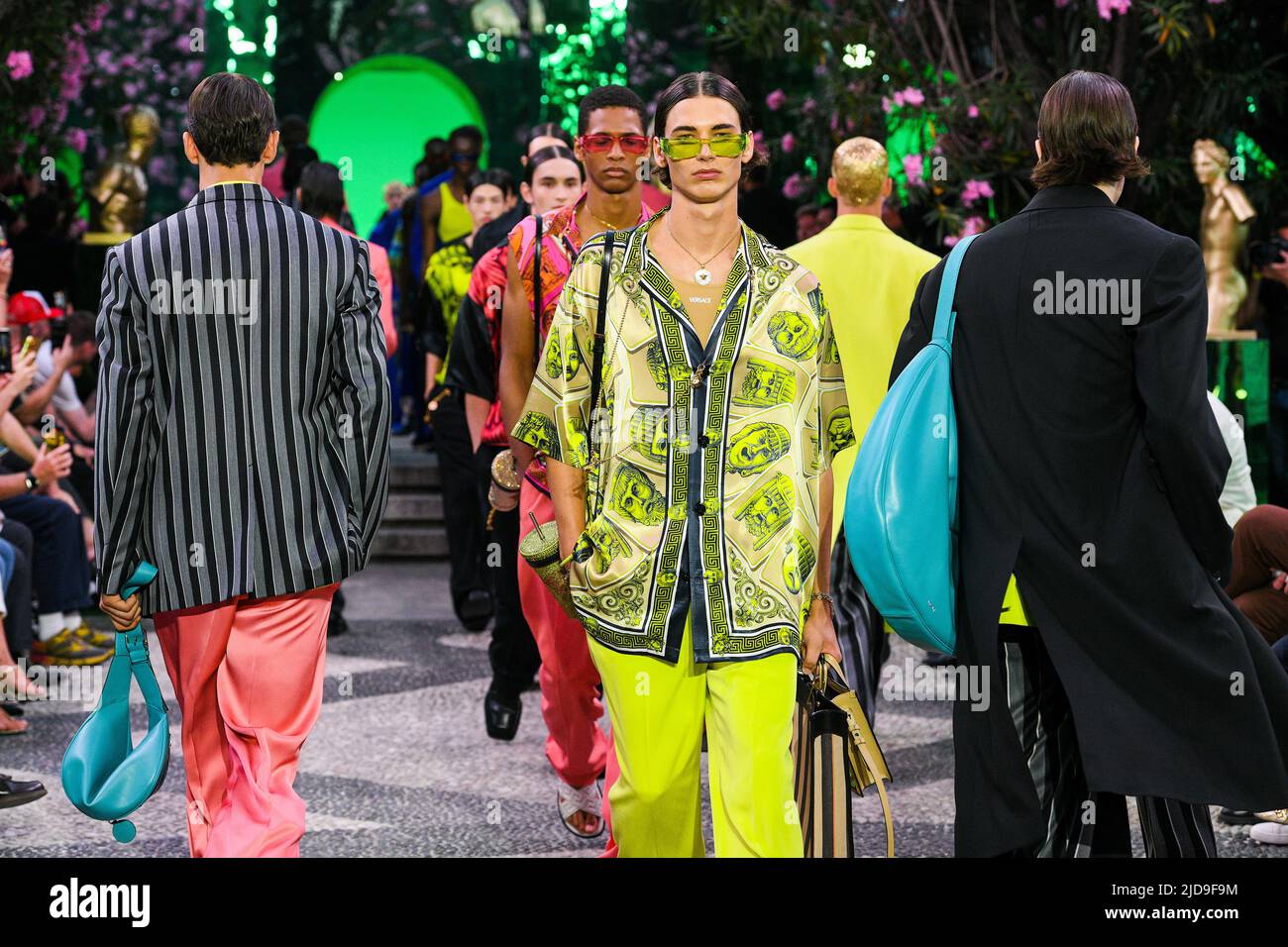 Milan Fashion Week Men S/S 2023 Versace fashion show vibes Milan