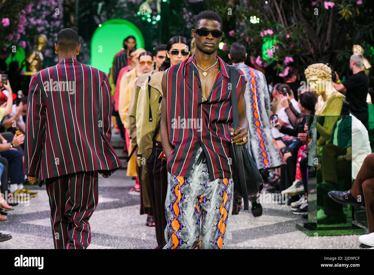 Milan Fashion Week Men S/S 2023 Versace fashion show vibes Milan