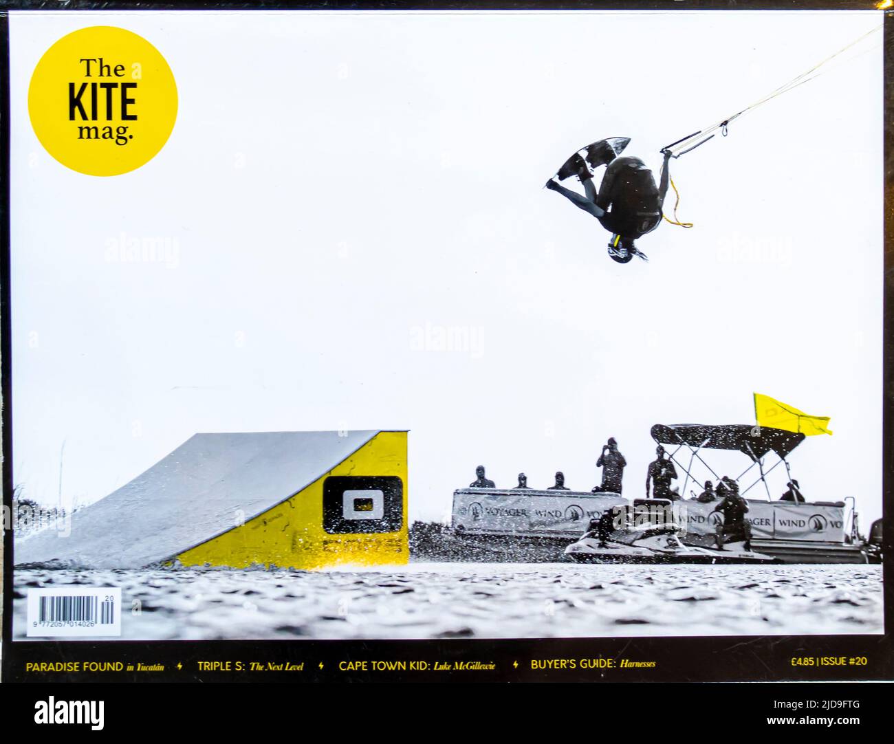 The Kite sports magazine dedicated to kite surfing. Issue 20 cover