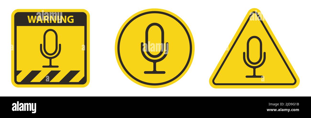 Microphone Icon Symbol Sign Isolate on White Background,Vector ...