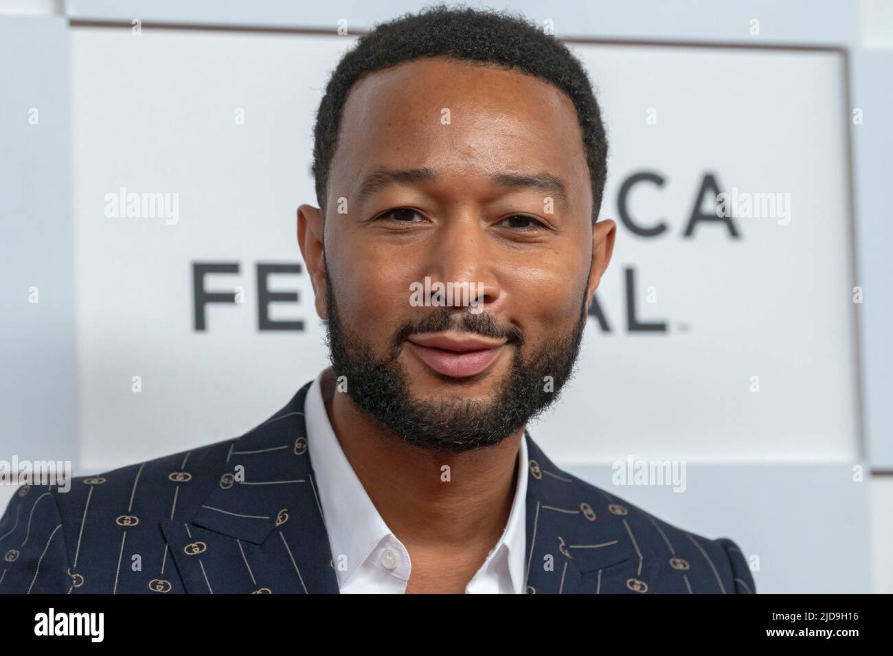 New York, United States. 18th June, 2022. John Legend attends the 'Loudmouth' Premiere during 2022 Tribeca Festival at BMCC Tribeca PAC in New York City. Credit: SOPA Images Limited/Alamy Live News Stock Photo