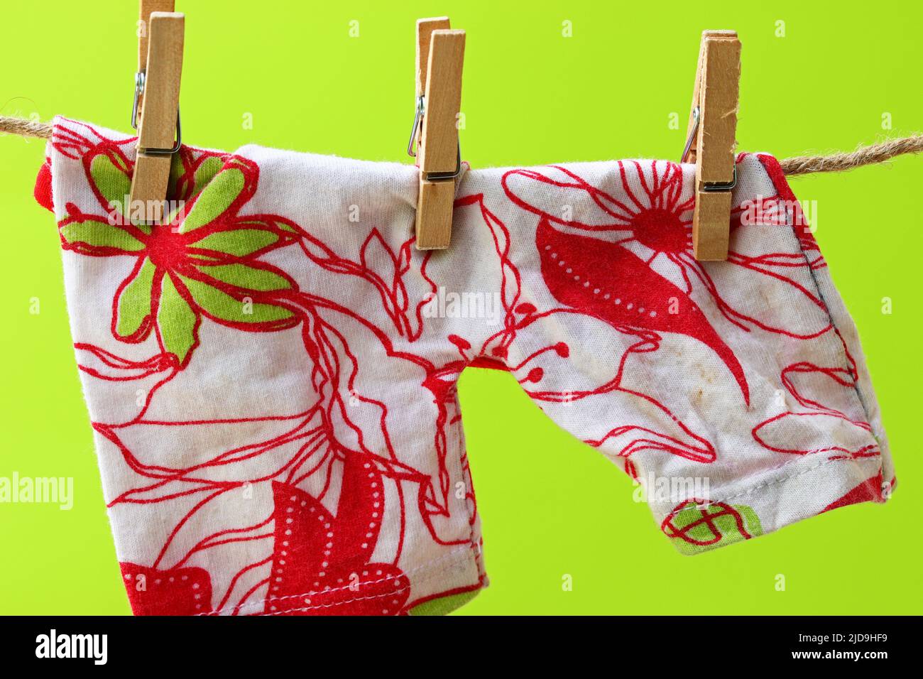 drying laundry drying on a clothesline Stock Photo Alamy