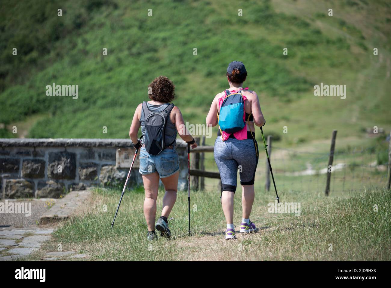 Two women reaching together hi-res stock photography and images - Alamy