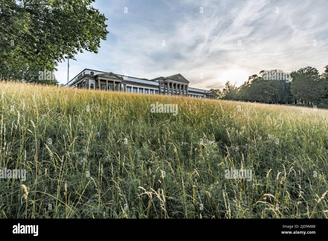 Summertime at Rosestein Park in the city of Stuttgart-Germany Stock ...