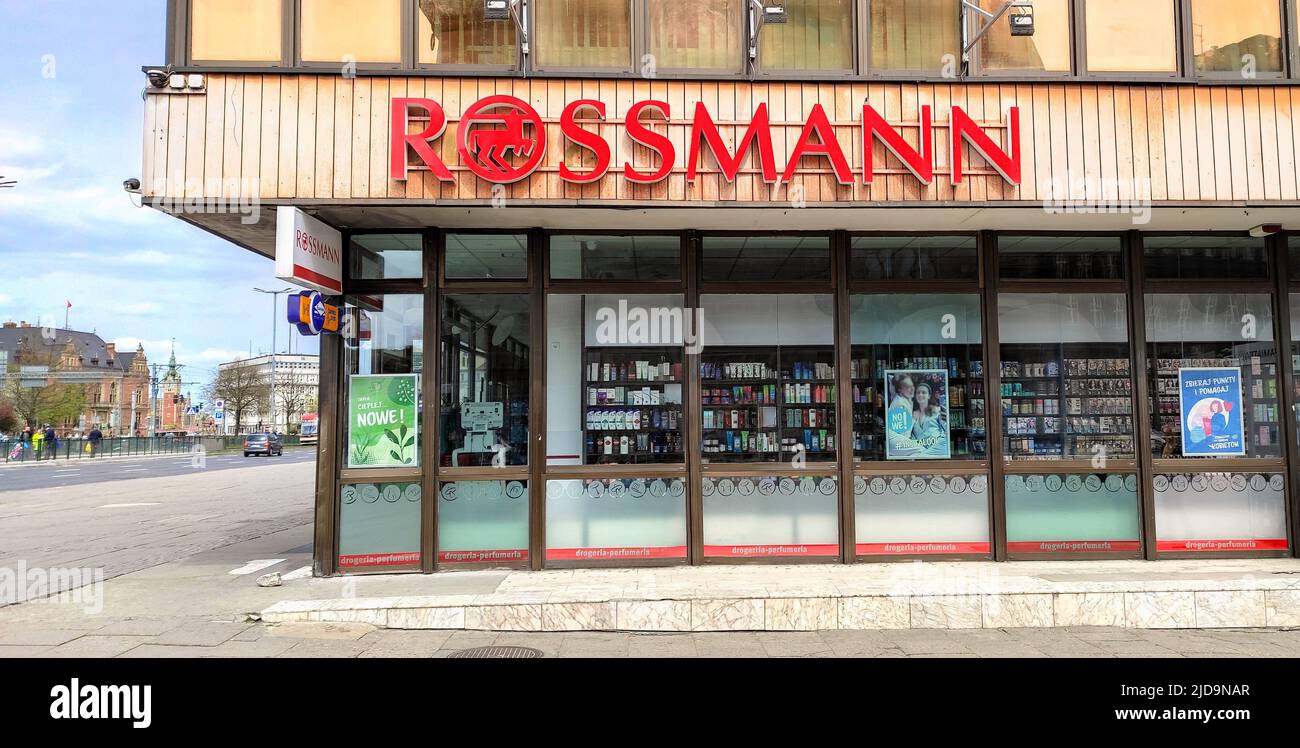 Rossmann sign hi-res stock photography and images - Alamy