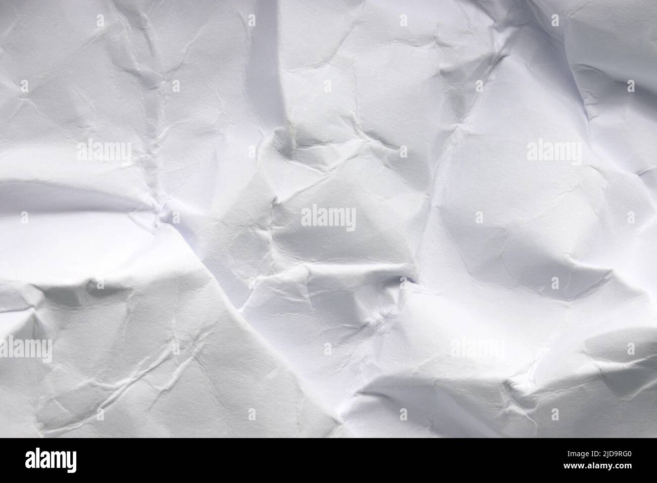 Crumpled white paper texture background Stock Photo - Alamy