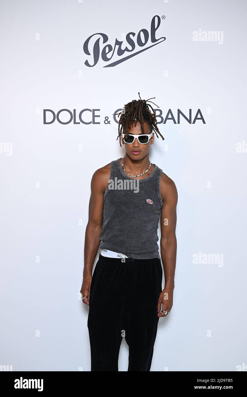 Madior Fall Milan Fashion Week - Men S/S 2023 Cocktail Dolce & Gabbana x  Persol - People Milan, Italy 18th June 2022 (Photo by SGP/Sipa USA)Italia  id 127813 002 Not Exclusive Stock Photo - Alamy
