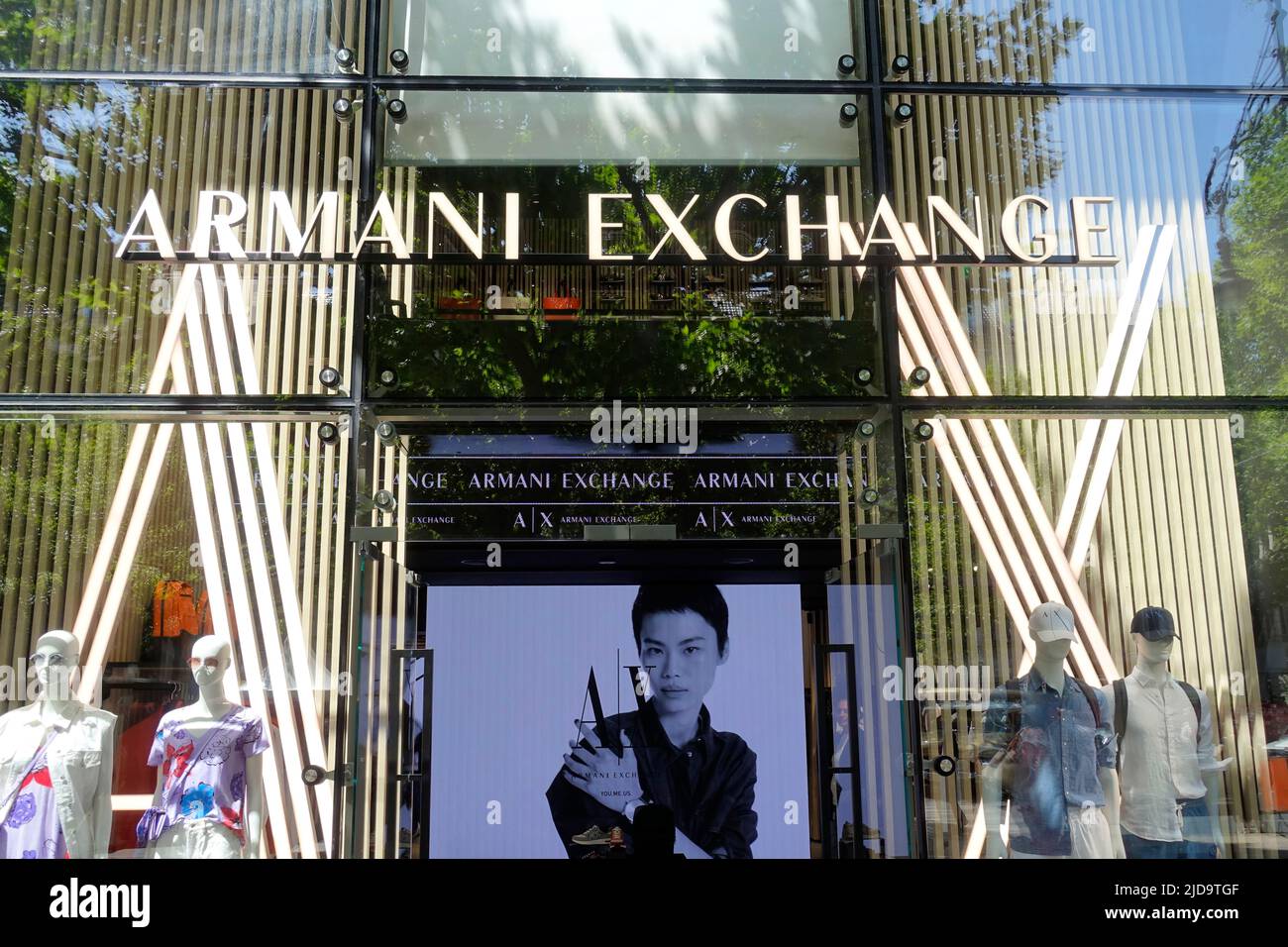 Armani Exchange in Berlin, Germany Stock Photo - Alamy