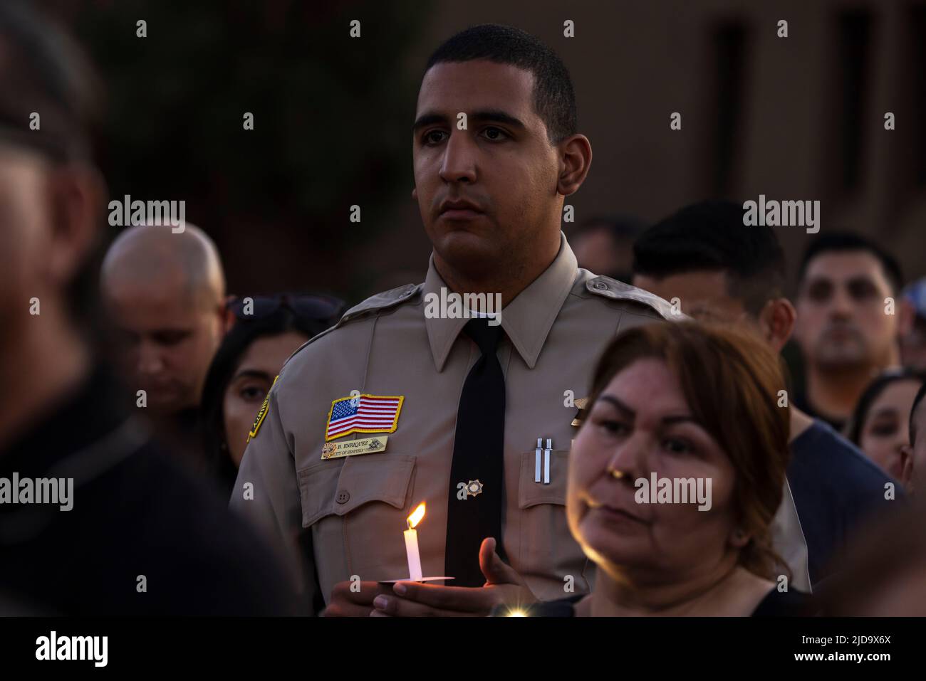 El Monte, USA. 18th June, 2022. The city of El Monte held a vigil for