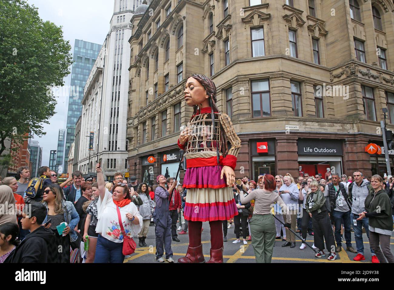 Manchester, UK. 19th June, 2022. The eleventh Manchester Day parade