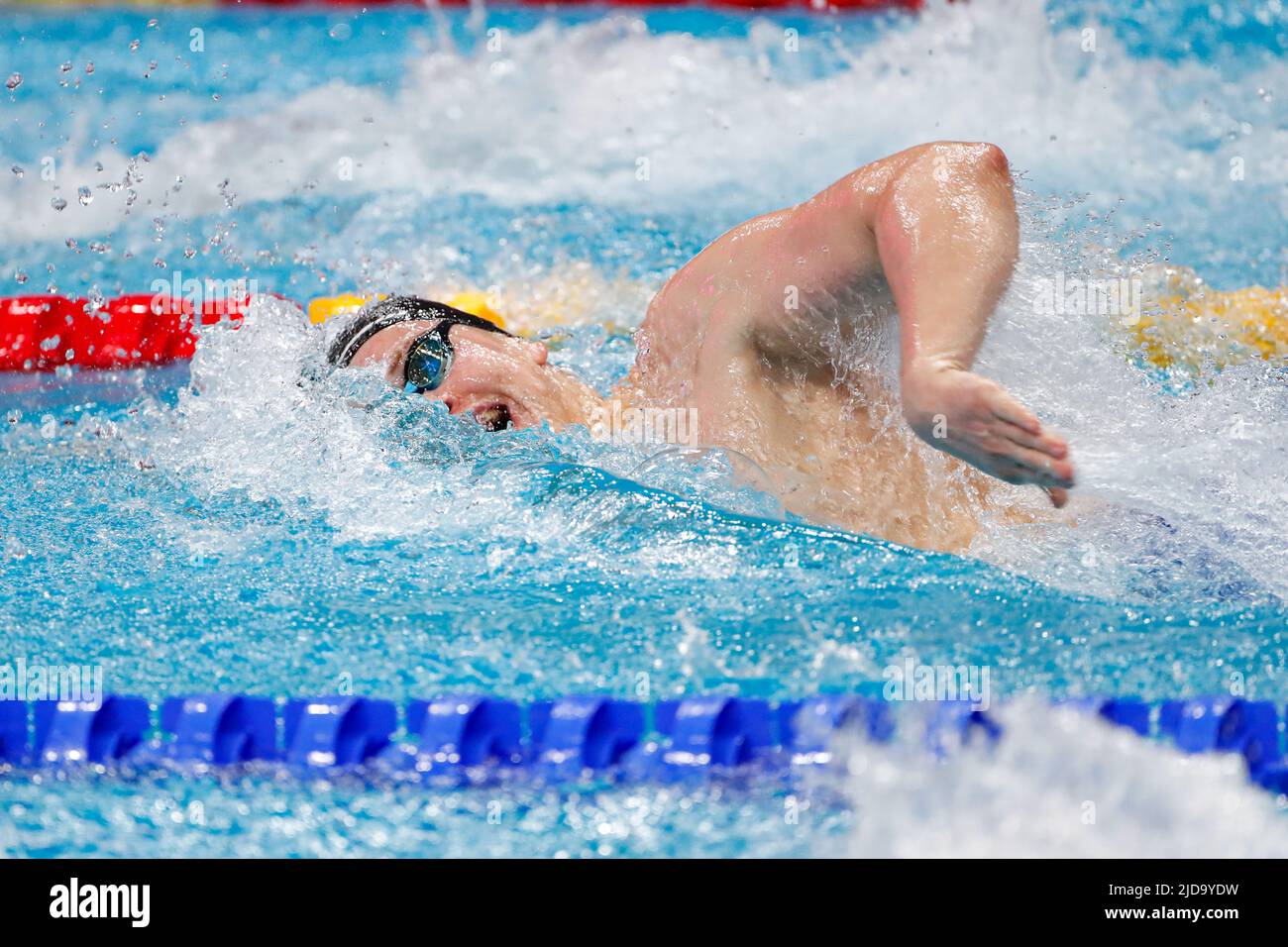 Danas Rapsys BUDAPEST, HUNGARY - JUNE 19: Danas Rapsys of Lithuania competing at the ...