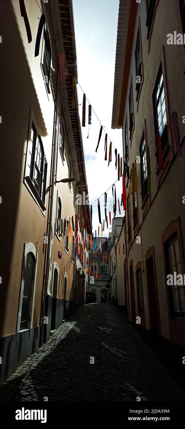 Festival in Sanjoaninas Angra Take a deep breath and go dancing, which began on June 17, 2022 Stock Photo