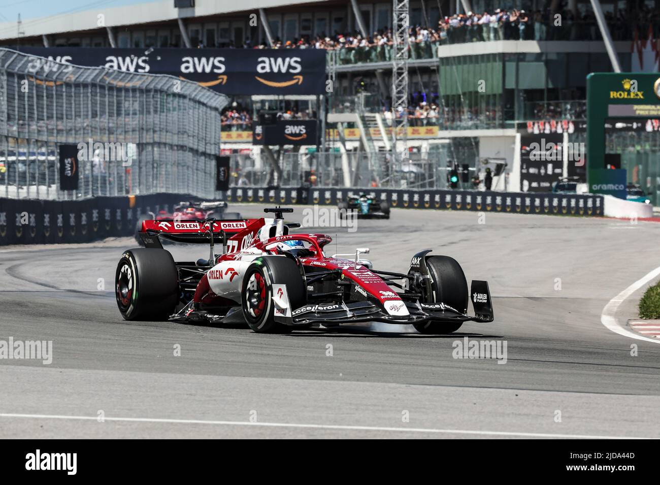 Montreal, Canada. 19th June, 2022. 77 BOTTAS Valtteri (fin), Alfa Romeo