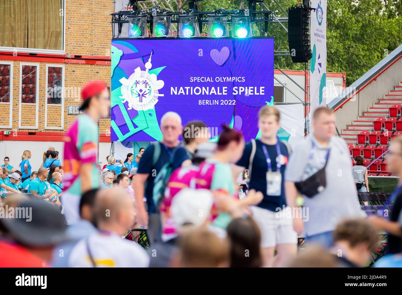 Berlin, Germany. 19th June, 2022. Sports for the disabled: Participants ...