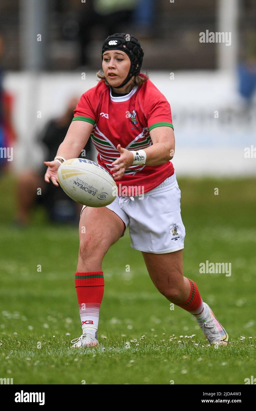 Amberley Ruck of Wales RL in action during the game Stock Photo - Alamy