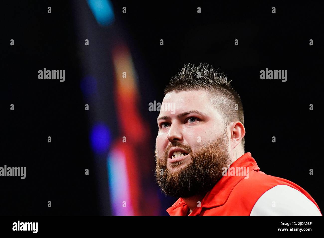 19 June 2022, Hessen, Frankfurt/Main Darts World Team Championship