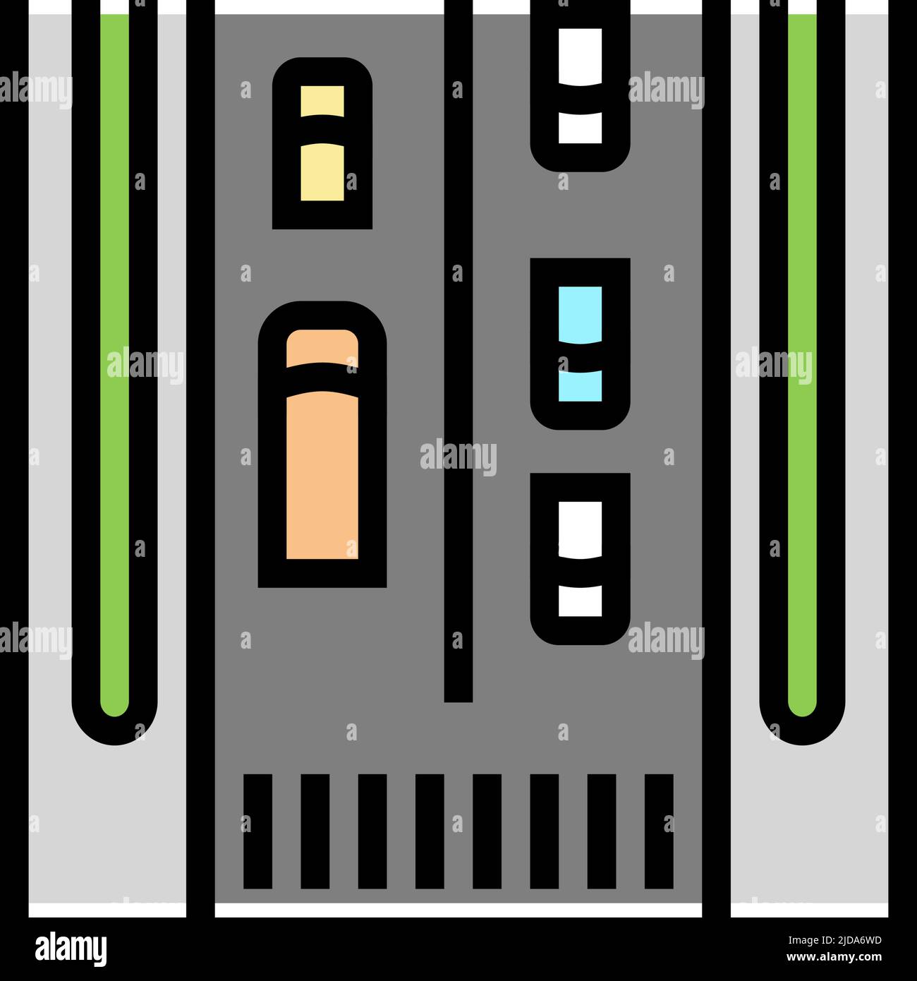 local street color icon vector illustration Stock Vector Image & Art ...