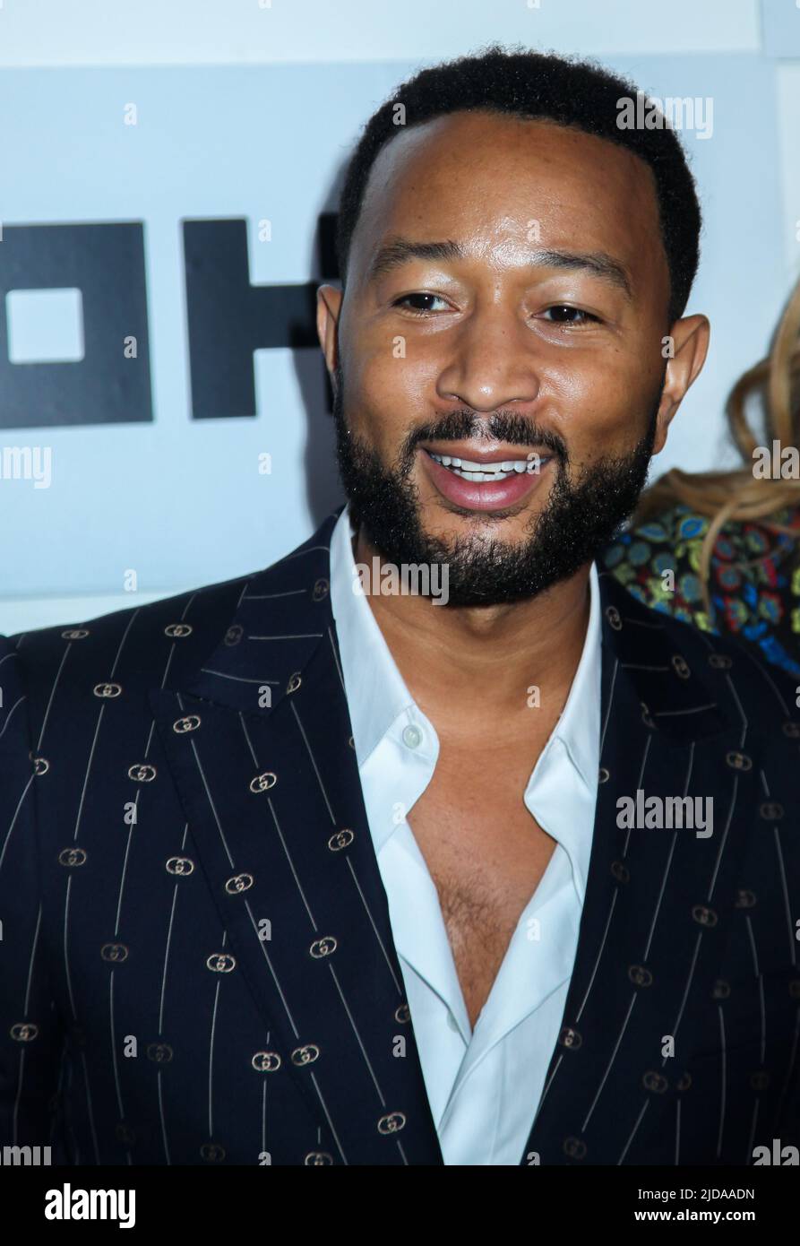 NEW YORK, NY, USA - JUNE 18, 2022 : John Legend attends at  'Loudmouth'  2022 Tribeca Film Festival at BMCC Tribeca Performing Arts Center (Photo by Miro Vrlik/Pacific Press) Stock Photo