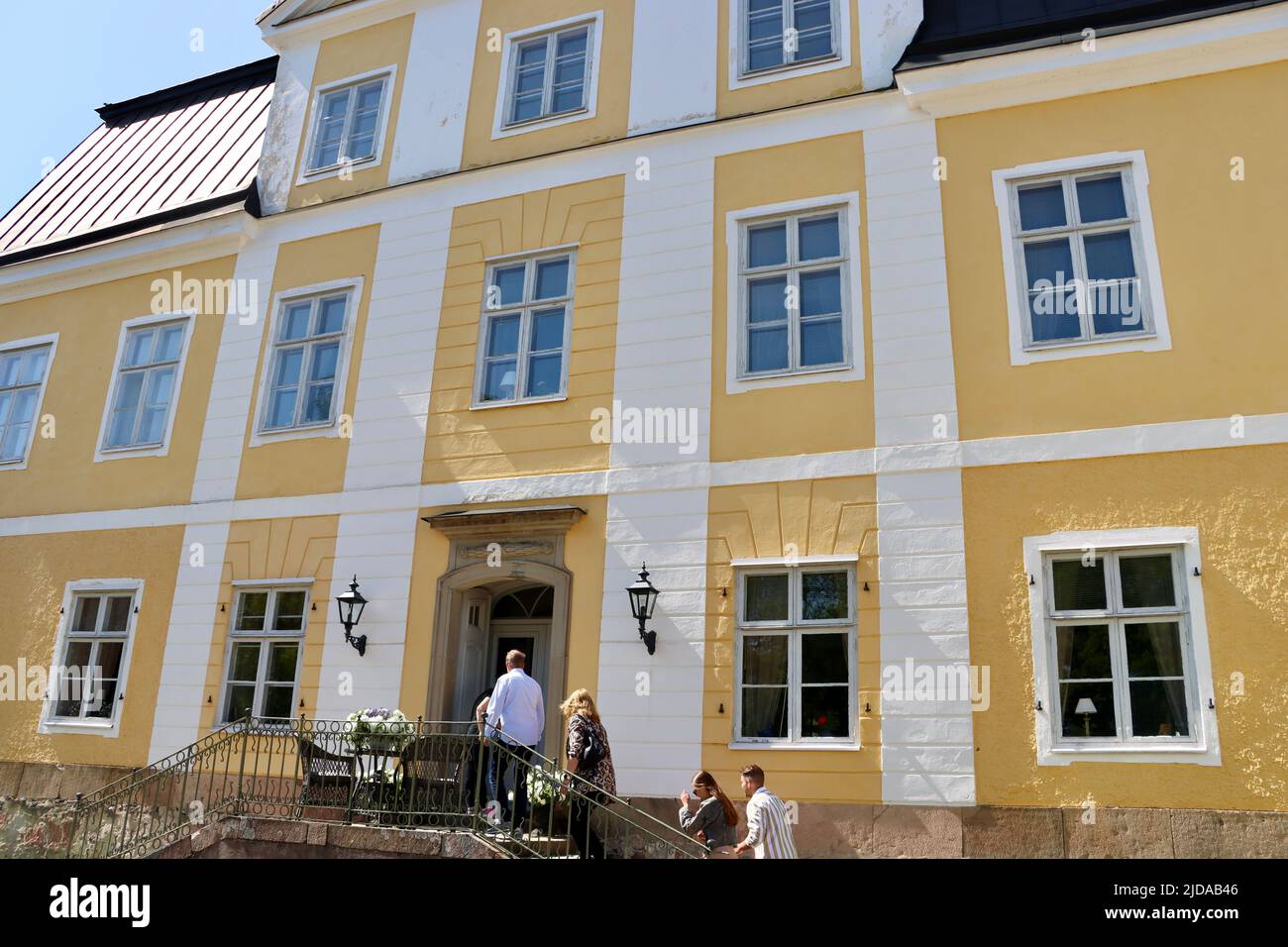 The main building of Fagervik manor from 1762 in Inkoo, southern