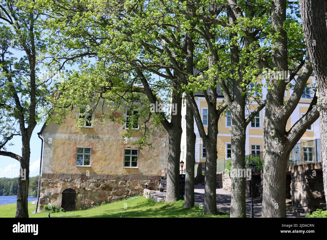 The main building of Fagervik manor from 1762 in Inkoo, southern
