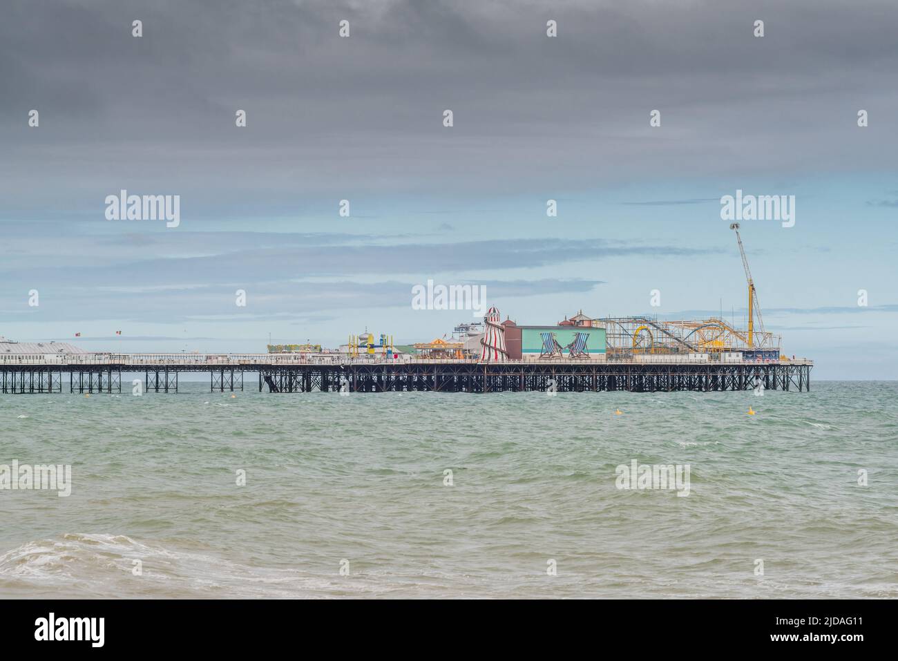 Brighton Palace Pier, Grade II* listed pleasure pier at the seafront in