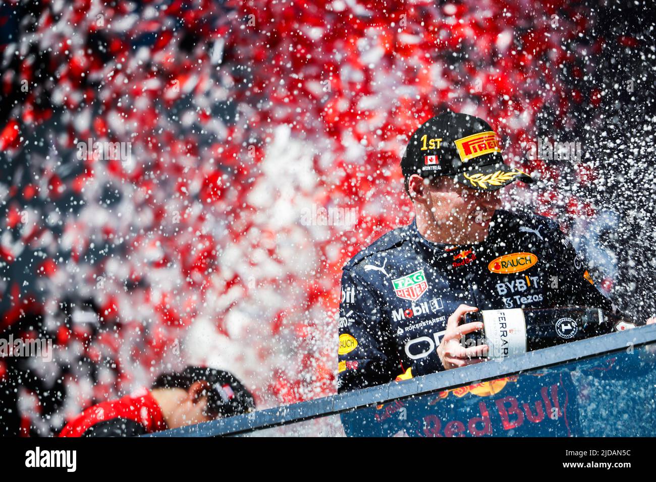 Montreal, Canada. 19th June, 2022. podium VERSTAPPEN Max (ned), Red