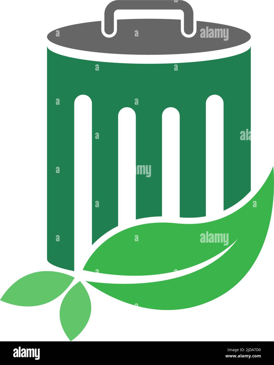 Trash bin icon logo design illustration template vector Stock Vector