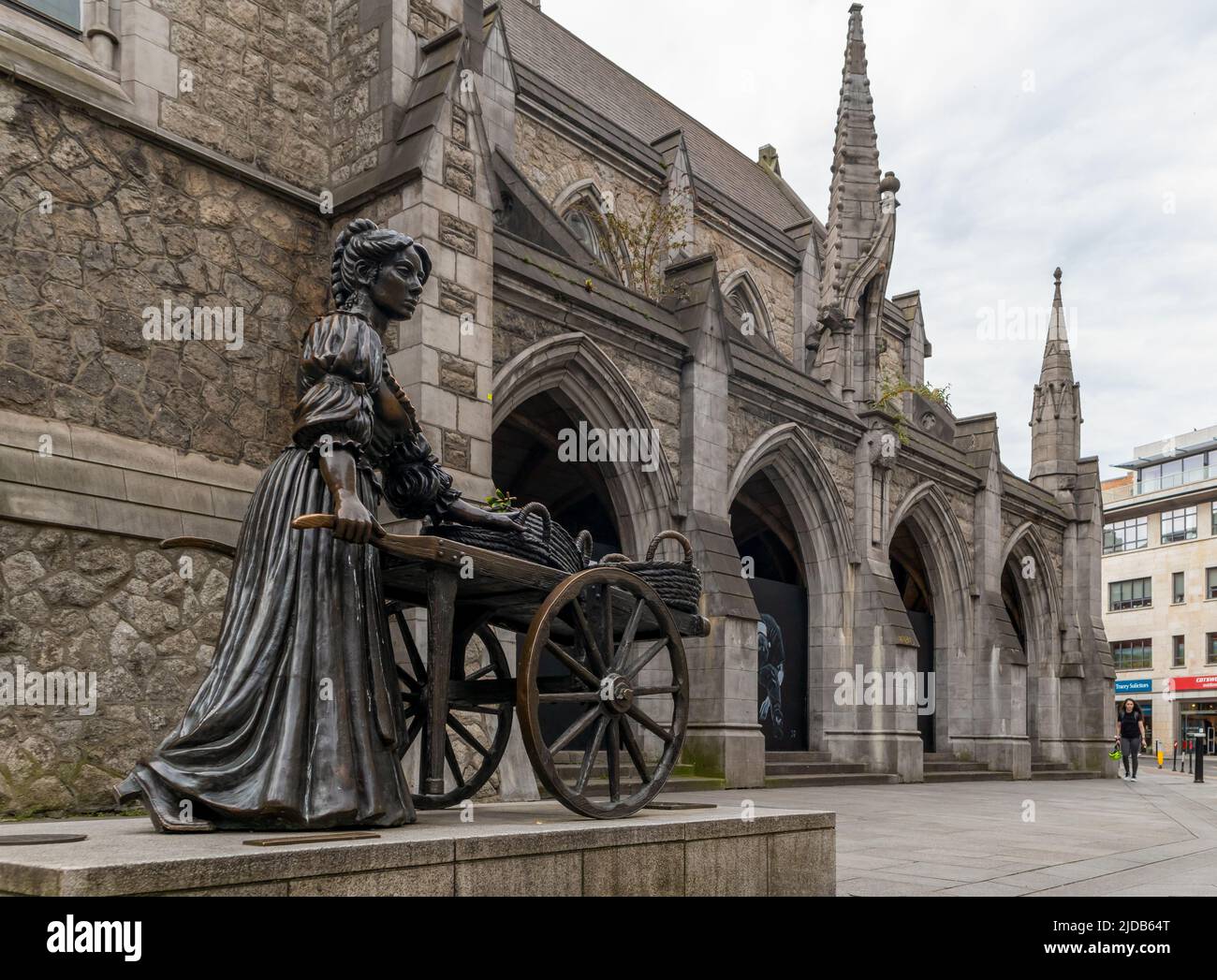Dublin, Ireland - June 2, 2022: Molly Malone statue in Dublin Ireland, an iconic landmark Stock Photo