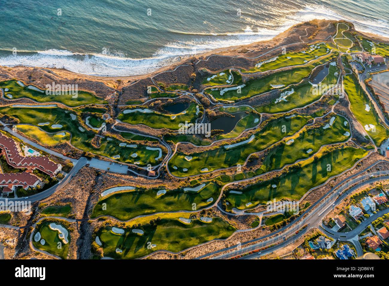 Trump National Golf Club of Los Angeles located at Rancho Palos Verdes. Stock Photo