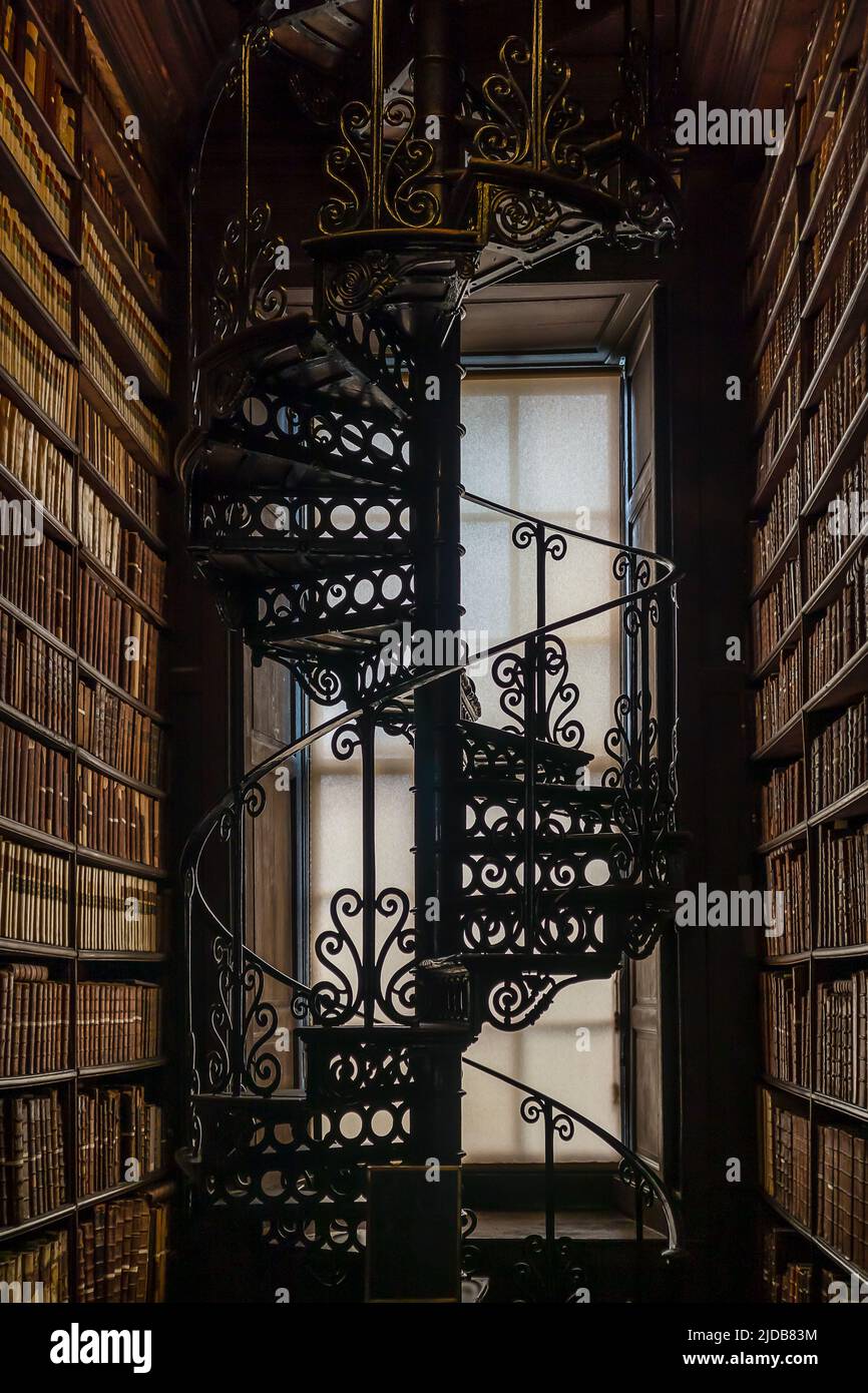 Dublin, Ireland June 2, 2022 The Long Room interior of the Old Library at Trinity College