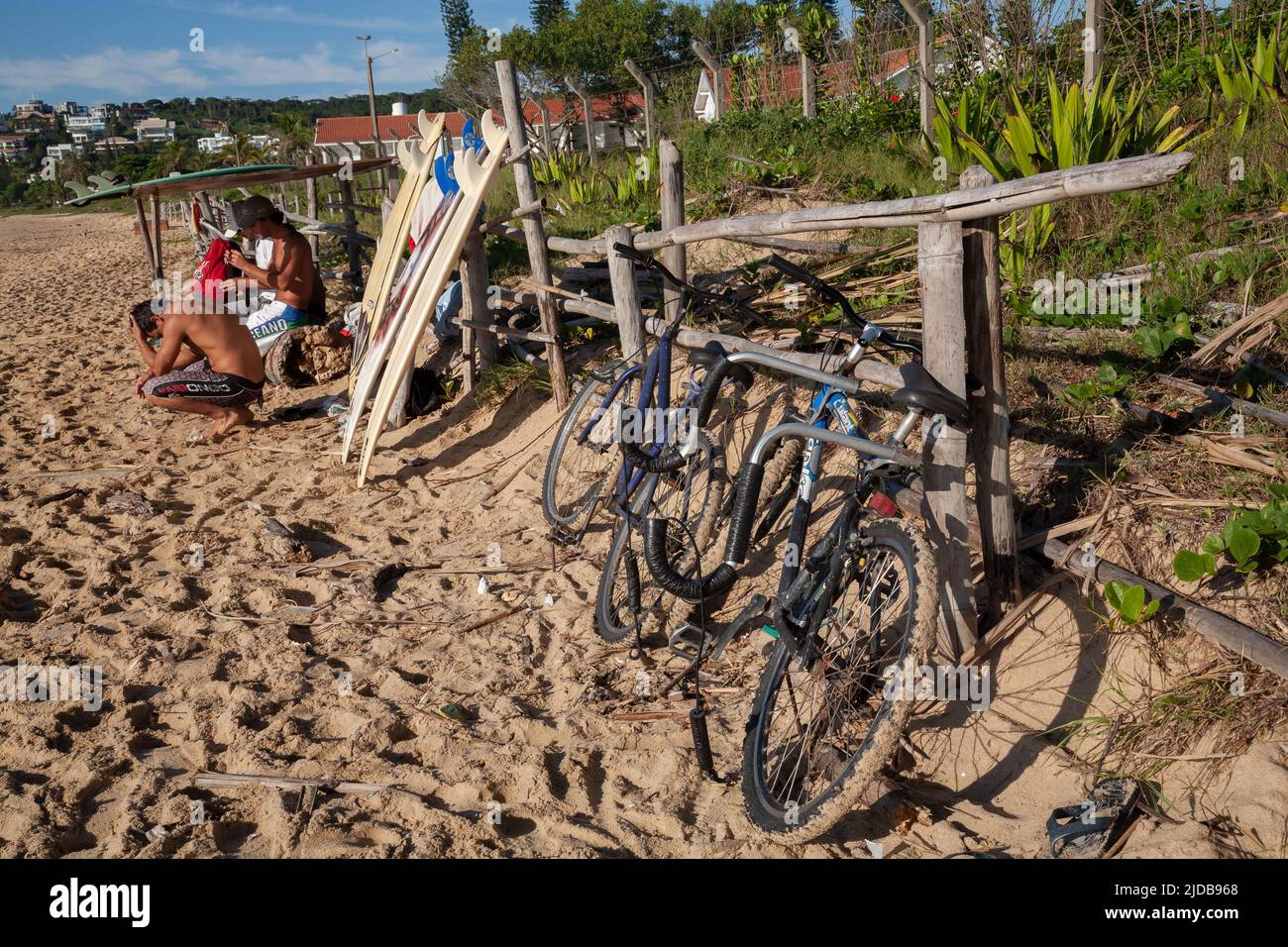 Praia da Ilhota (Ilhota Beach) Itapema, Santa Catarina, Brazil Stock Photo