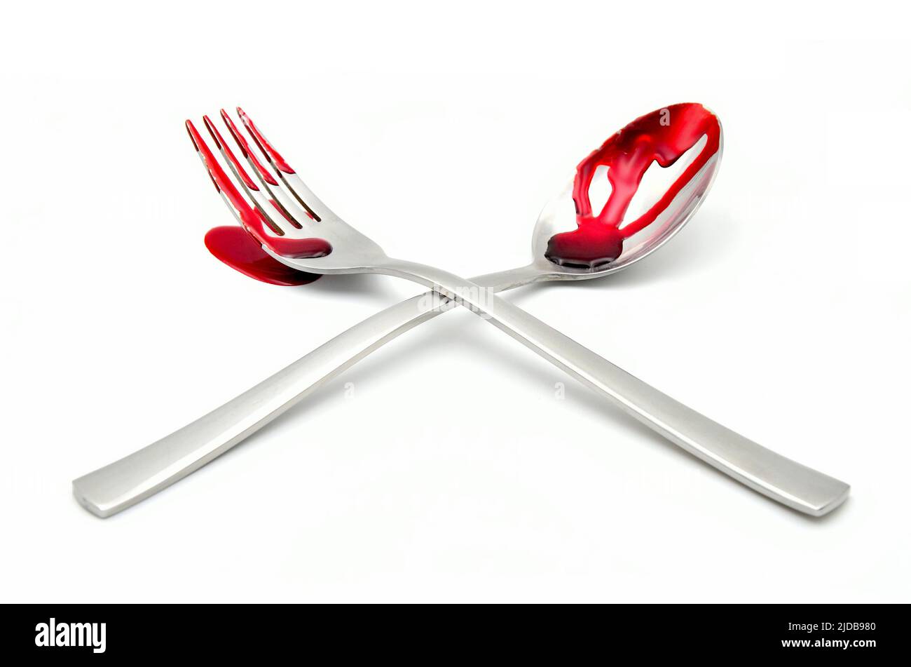 dinner cutlery Stock Photo