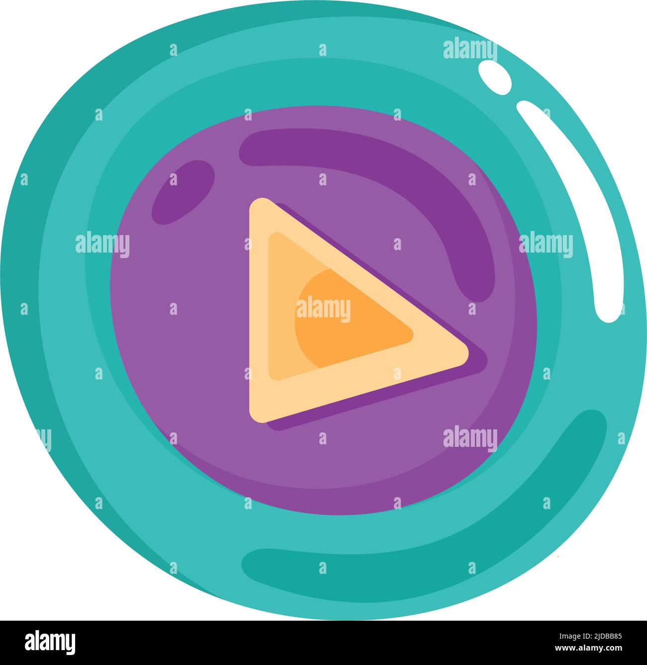 media player button Stock Vector Image & Art - Alamy