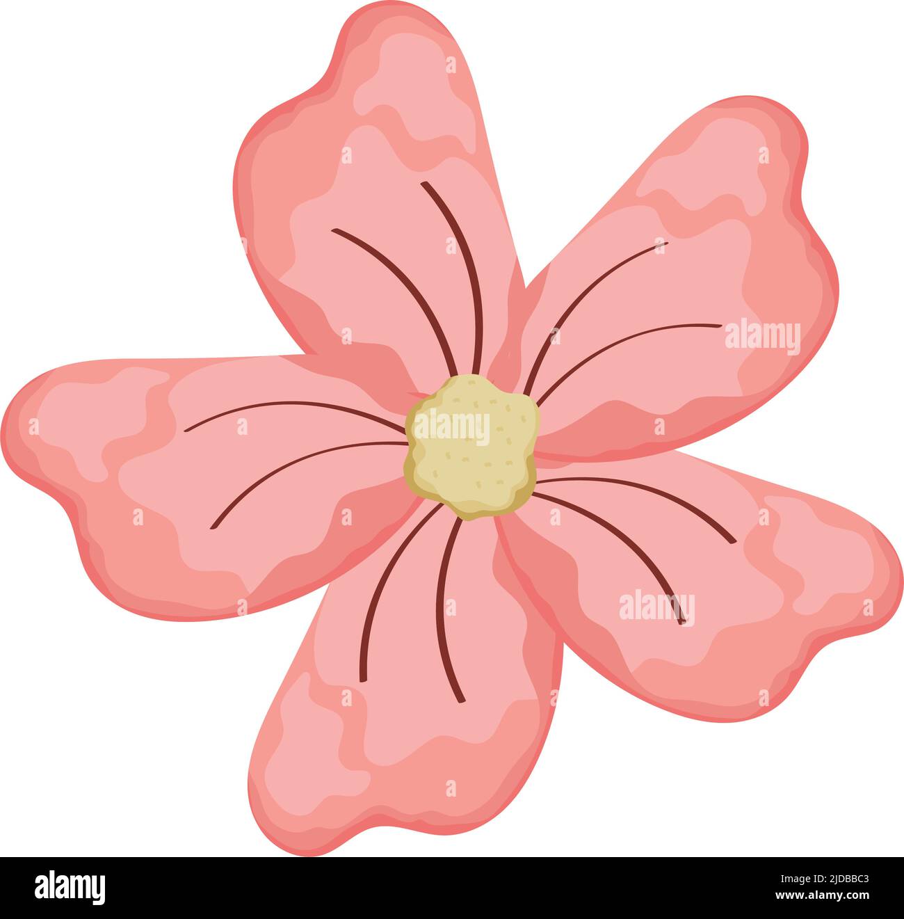 pink flower garden Stock Vector Image & Art - Alamy