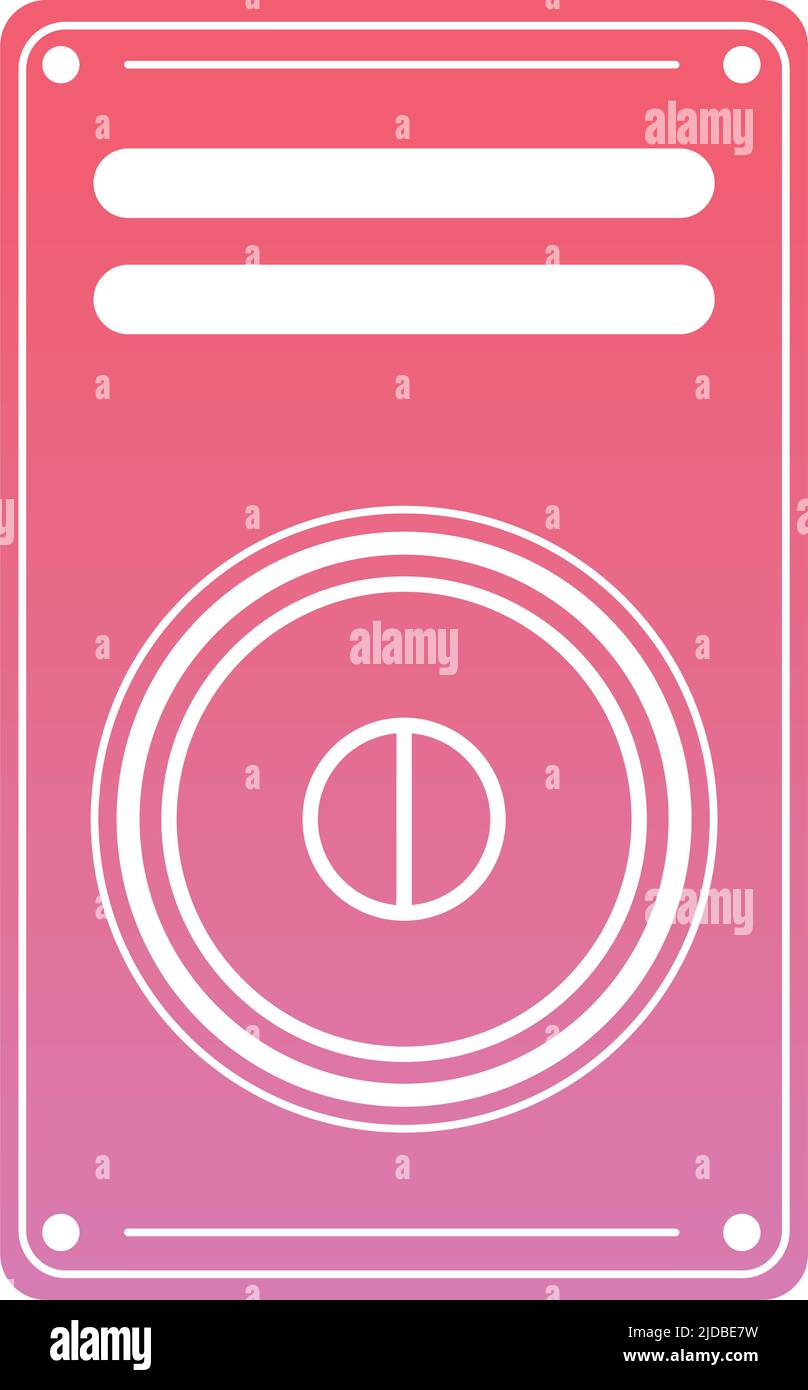 red speaker sound device Stock Vector Image & Art - Alamy
