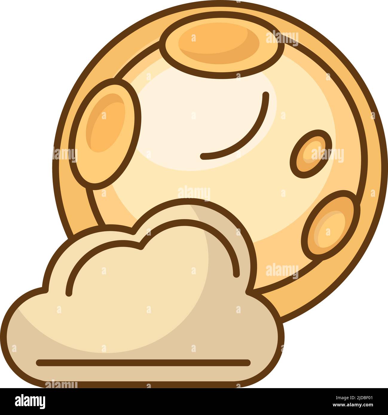 full moon and cloud Stock Vector Image & Art - Alamy