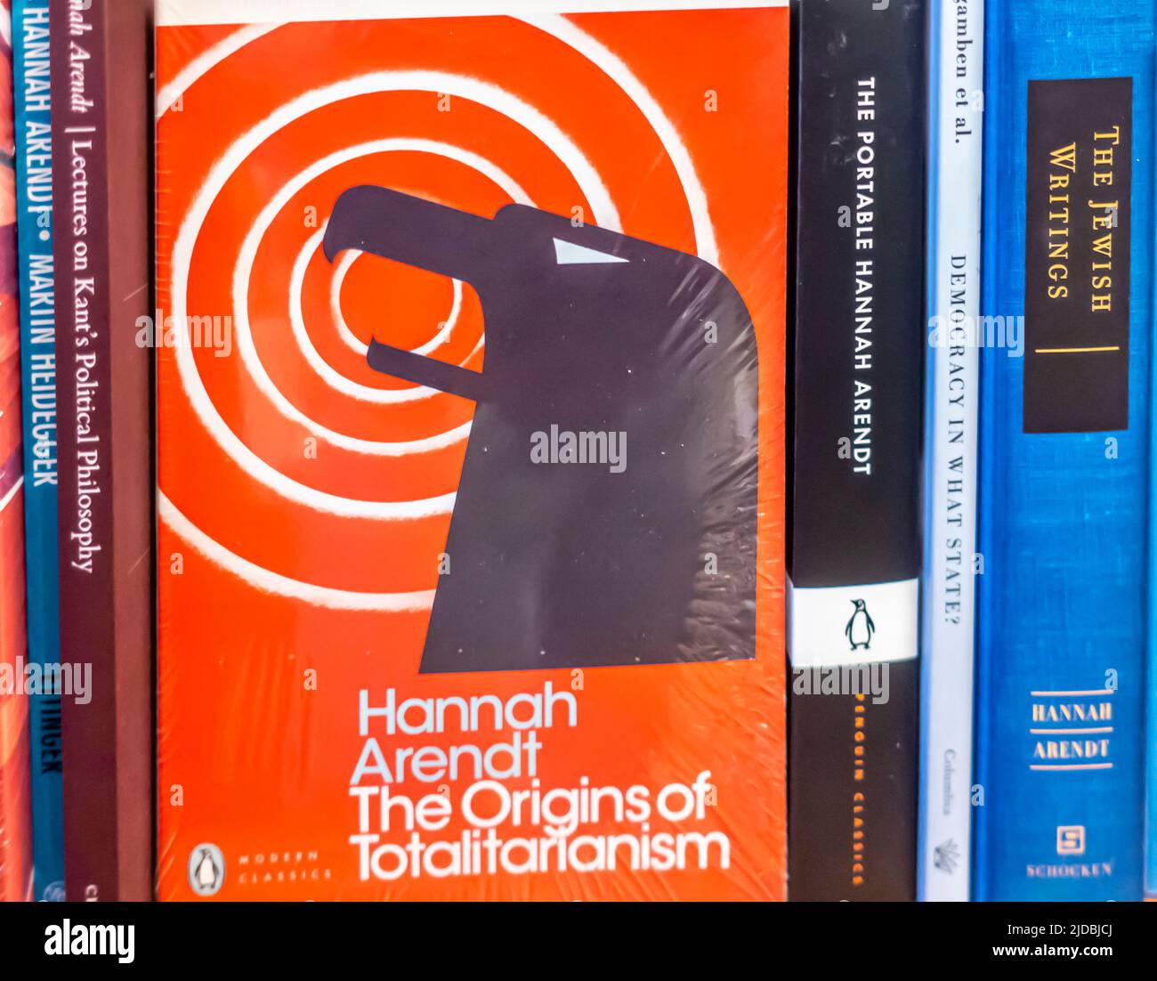 Hannah Arendt - The origins of totalitarianism and other works on shelf