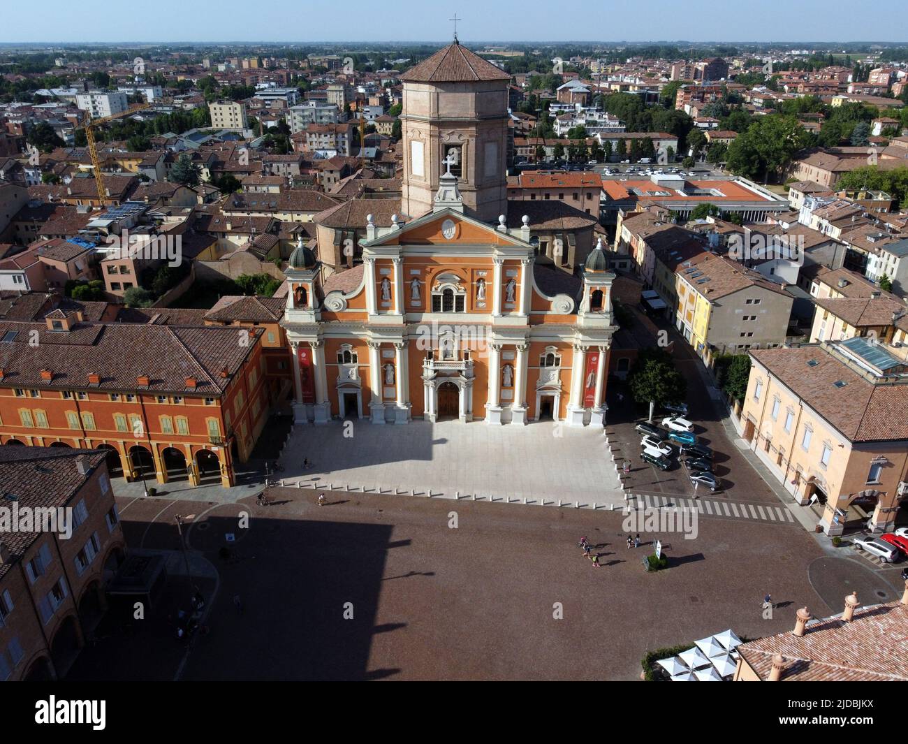 aerial view of Carpi, Modena, Emilia Romagna, Italy Stock Photo Alamy