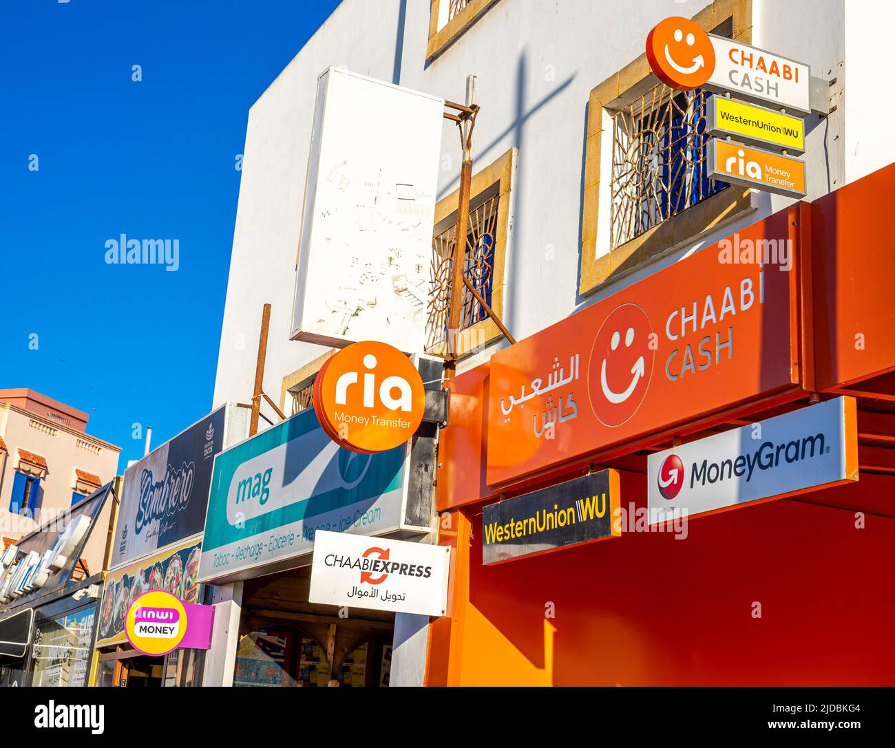 Miami Florida,Flagler Street,Internet access,Western Union,money  orders,notary,UPS,FL061207080 Stock Photo - Alamy