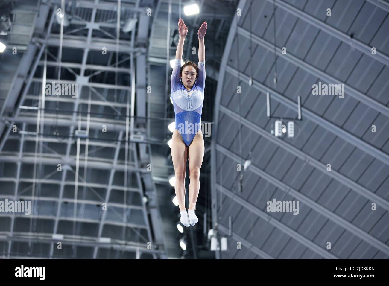 Tokyo, Japan. 17th June, 2022. Hikaru Mori Trampoline The Japanese