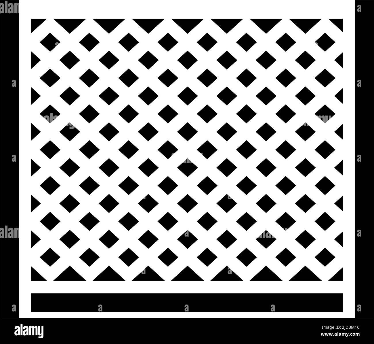 chain fence glyph icon vector illustration Stock Vector Image & Art - Alamy