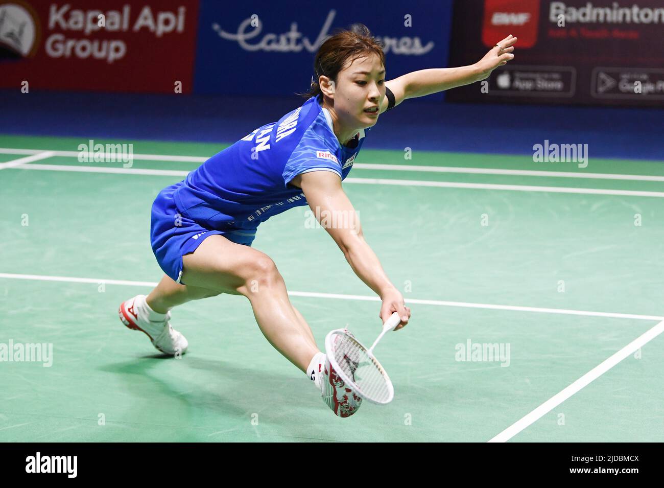 Jakarta, Indonesia. 17th June, 2022. Nozomi Okuhara (JPN) Badminton :  Badminton : EAST VENTURES INDONESIA OPEN 2022 Women's
