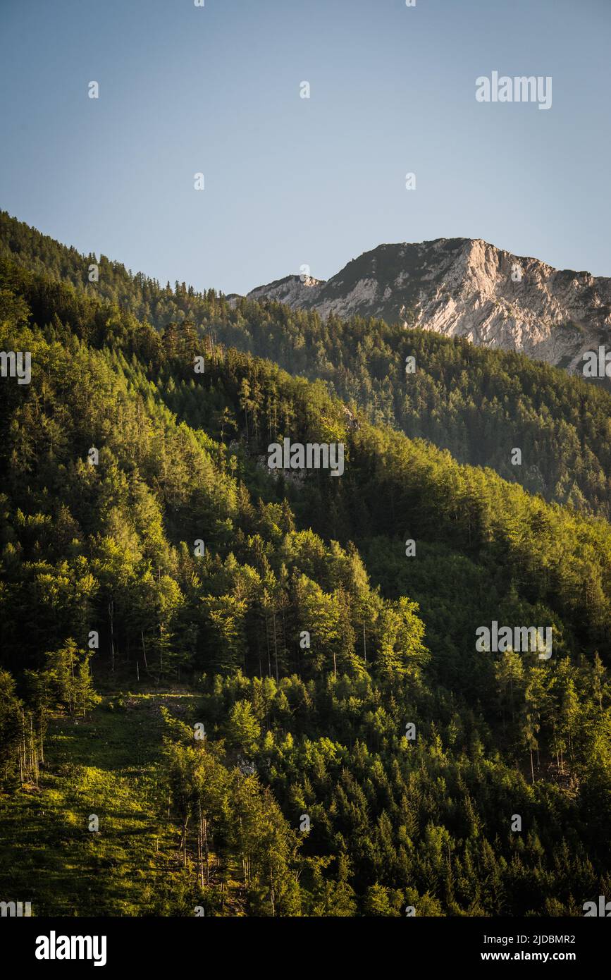Mountain Landscape, Petzen, Austrian/Slovenian Border Stock Photo