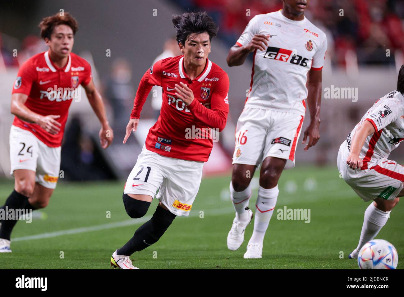 Saitama, Japan. 18th June, 2022. Tomoaki Okubo (Reds) Football/Soccer ...